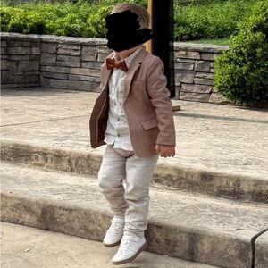 Like new 4T suit jacket blazer “Sebastian” copper by Noralee